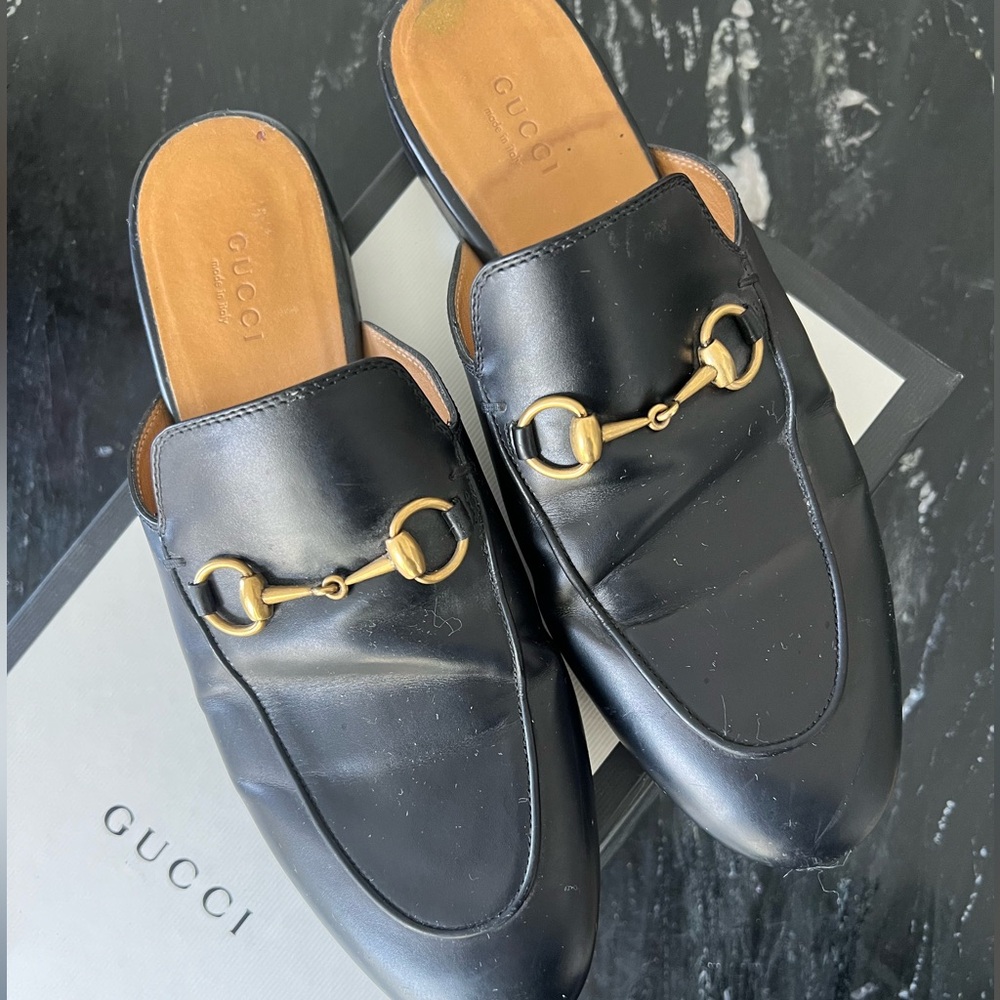 Gucci Princetown Leather Slipper
